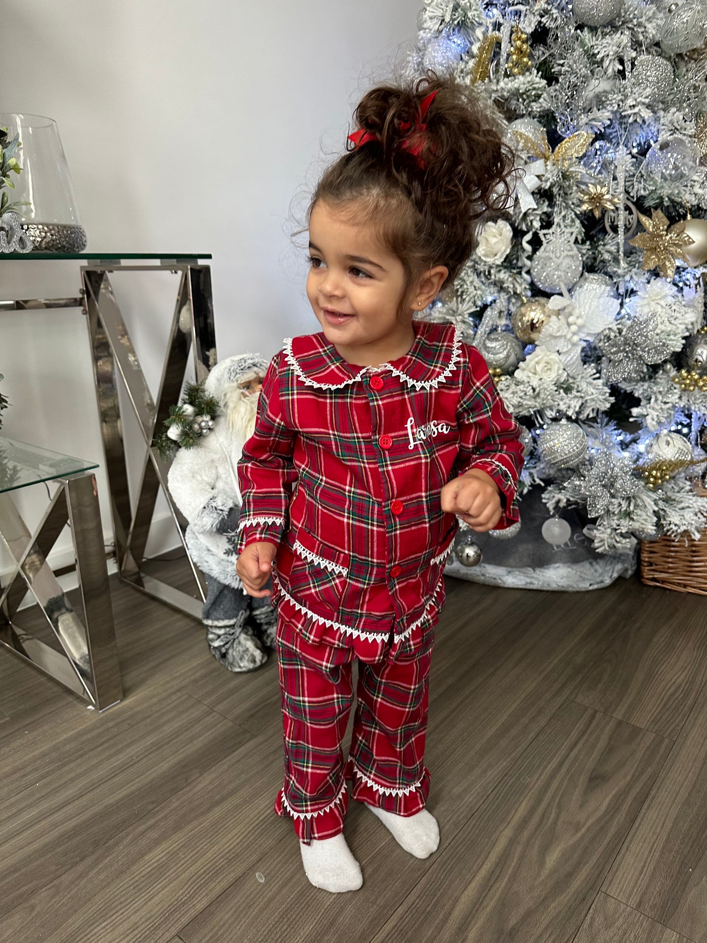 Red Tartan Girls/Boys Pyjamas