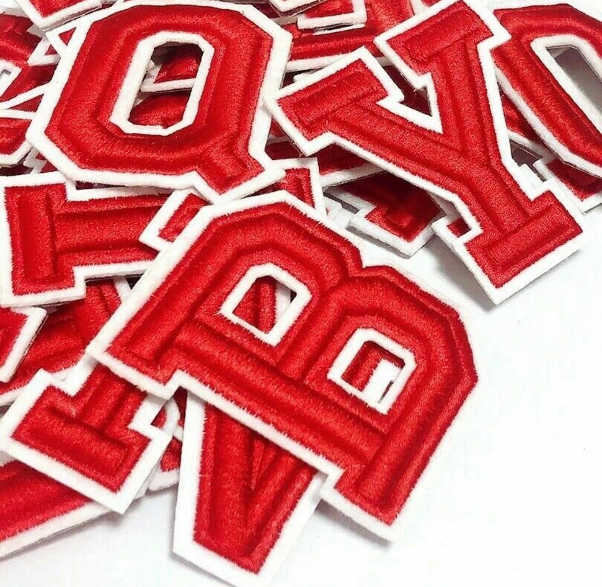 3D Red Embroidery