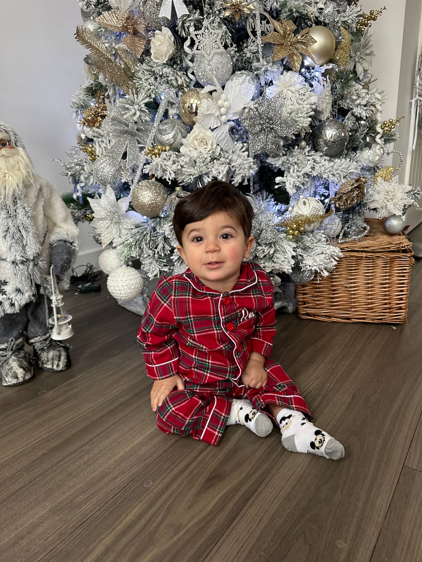 Red Tartan Girls/Boys Pyjamas