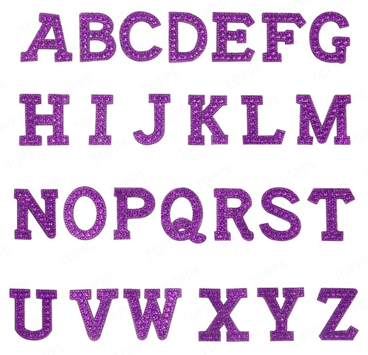 Purple Rhinestone
