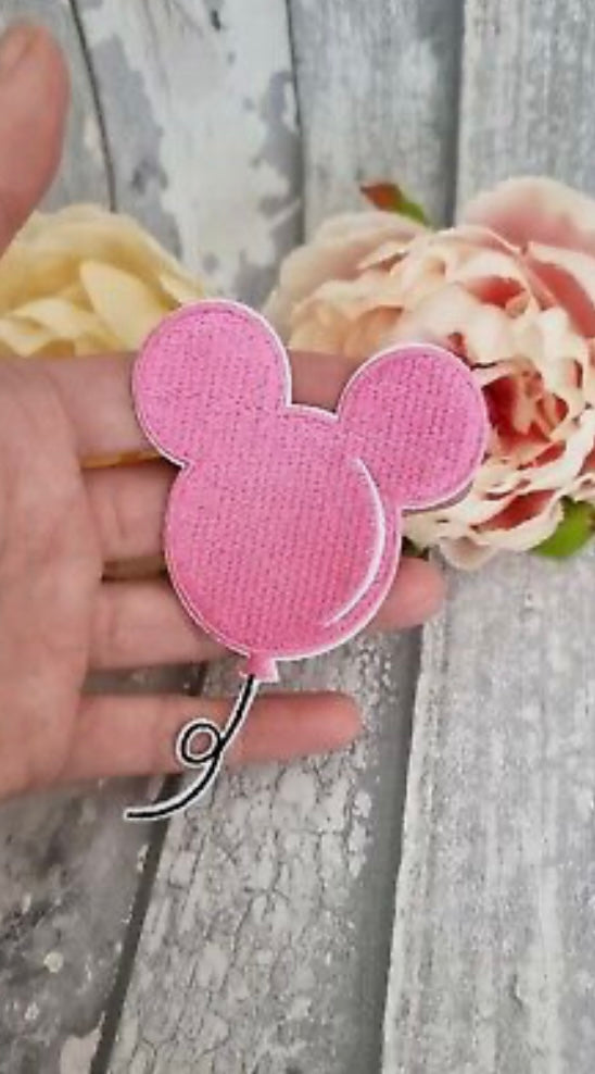 Minnie / Mickey Pink Balloon