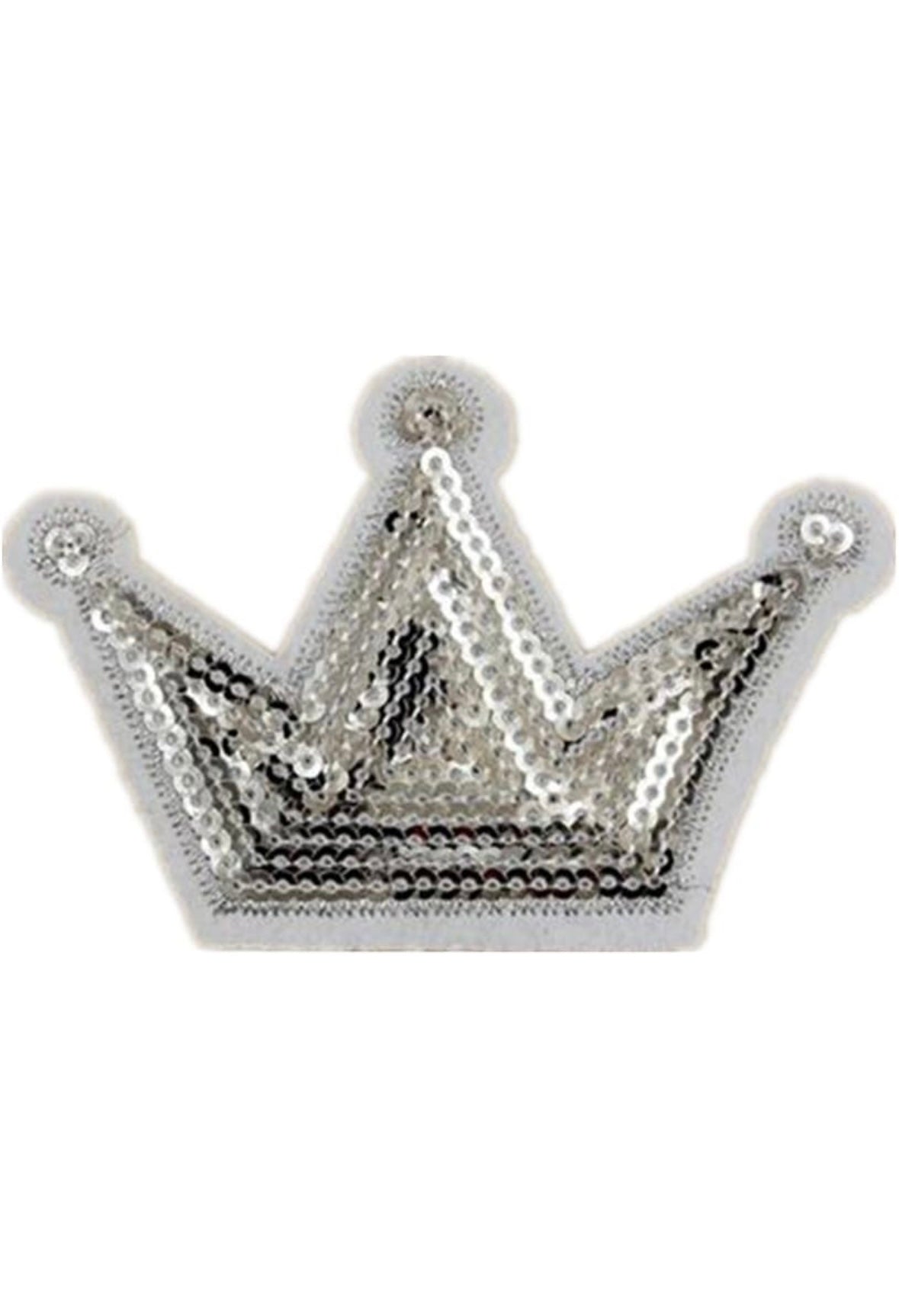Silver Sequin Crown