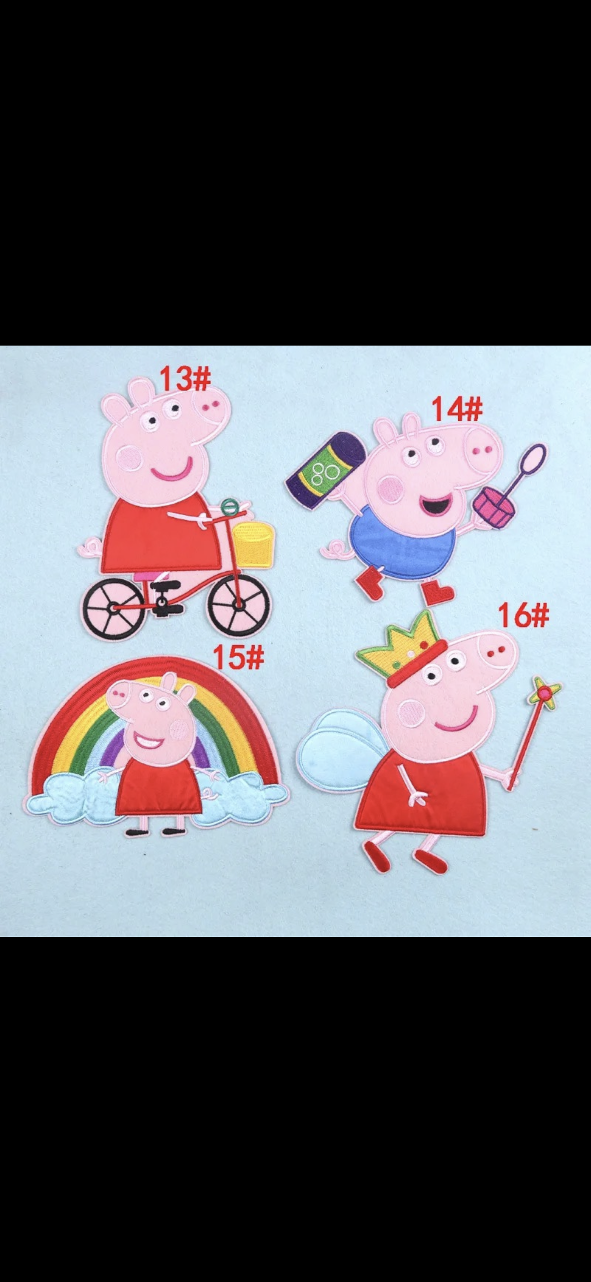 Peppa Pig Patches