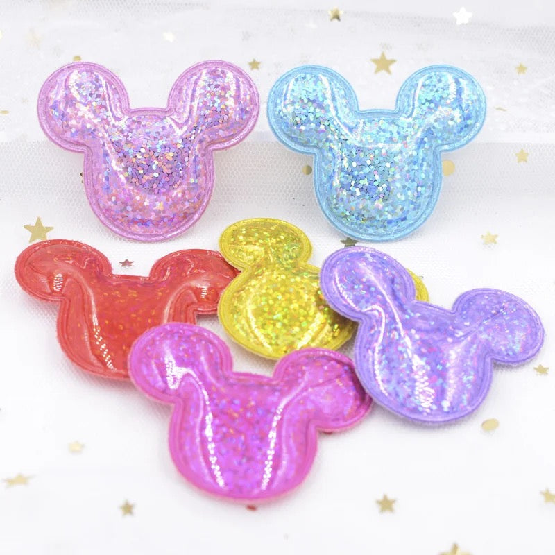 Glitter PU Minnie Mouse Head