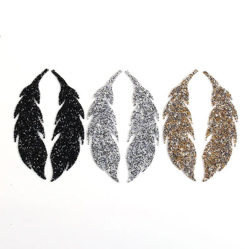 Rhinestone Feathers