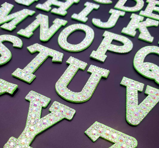 Lime Green Rhinestone