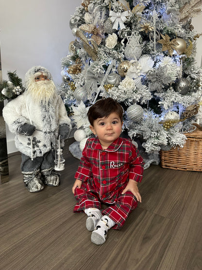 Red Tartan Girls/Boys Pyjamas