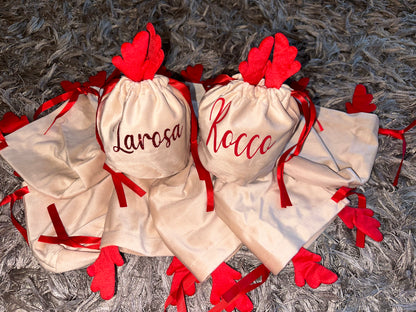 Christmas Reindeer Pouches