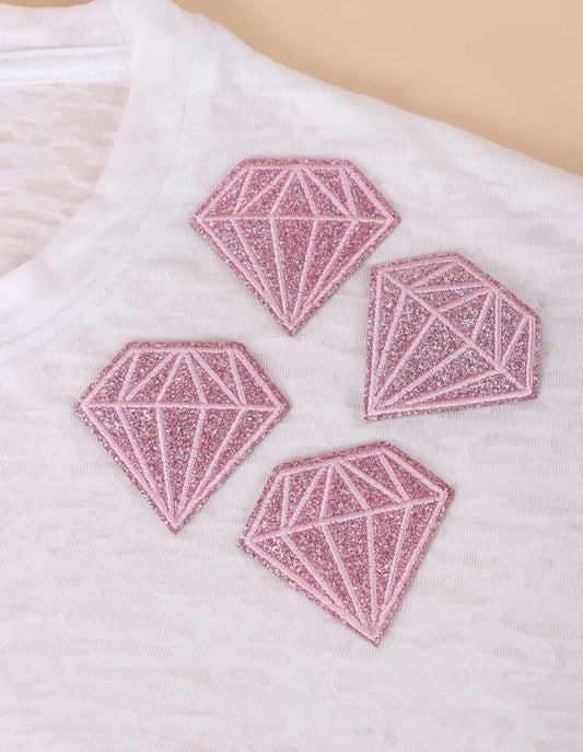 Pink Sparkly Diamond