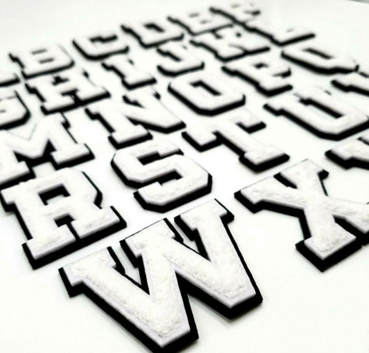 White 3D Varsity