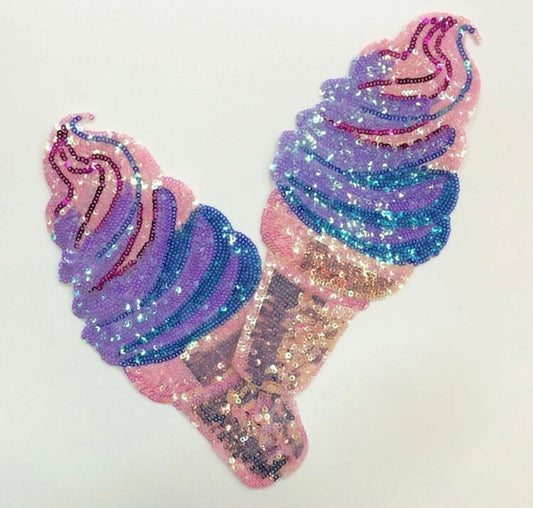 X-Large Sequin Ice Cream