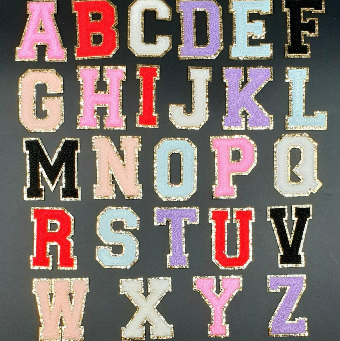 Gold Trim Colours - Purple, Blue, Black