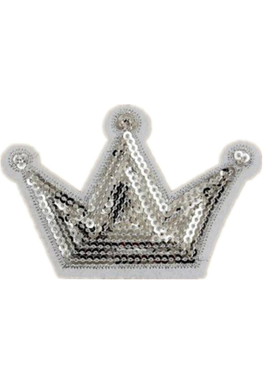 Silver Sequin Crown