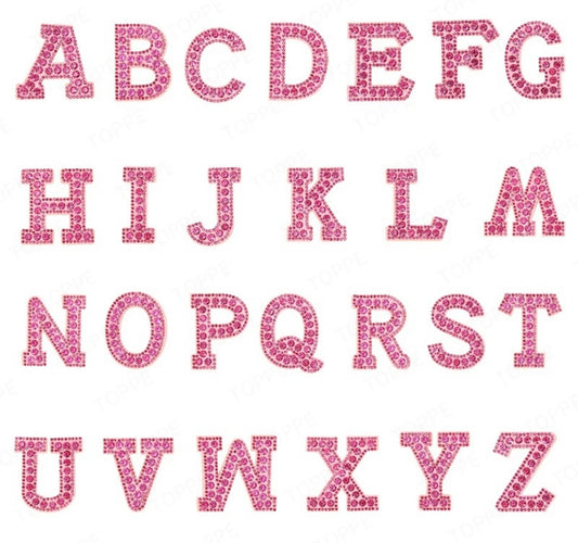 Bright Pink Rhinestone