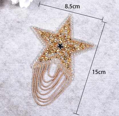 Tassel Rhinestone Star