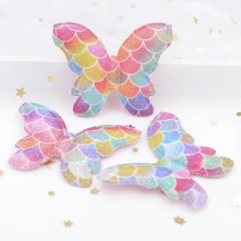Glitter Scale Rainbow Butterfly