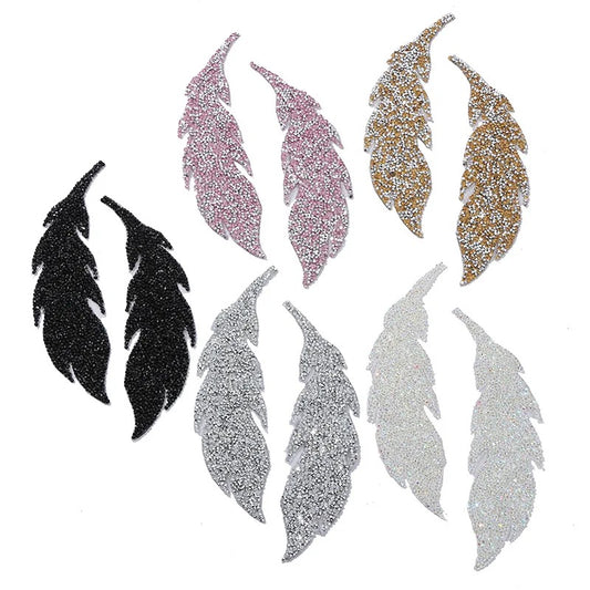 Rhinestone Feathers